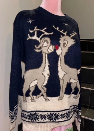 Pull vintage de Noël 🎅 cerfs amoureux t 40, marca: Noël, estado: Bueno, tamaño: L / 40 / 12, 11,00 €, 12,25 € Protección al comprador incluida