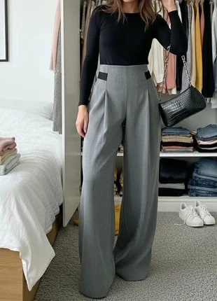 Pantalon fluide gris élégant - femme taille S, brand: Orina Calm, condizioni: Ottime, taglia: S / IT 40 / EU 36, €34.90, €37.35 include la Protezione acquisti