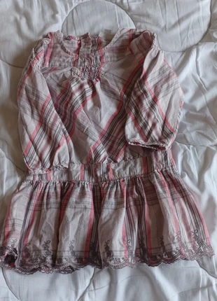 Robe vertbaudet rayée gris et rose 3 ans 94 cm, brand: Vertbaudet, condition: Very good, size: 3 years / 98 cm, €4.10, €5.01 includes Buyer Protection