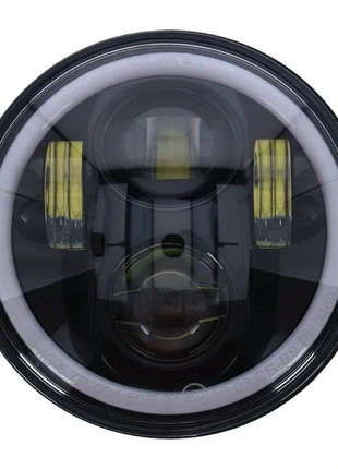 Faro anteriore a LED Angel Eye omologato 4 cm per moto da 5,75" harley davidson sportster, brand: Harley Davidson, condizioni: Nuovo senza cartellino, taglia: XL, €80.00, €84.70 include la Protezione acquisti