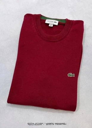 Pull Lacoste récent Rouge Bordeaux Homme 100% Coton Old money - Taille M /227R, marque: Lacoste, état: Très bon état, taille: M, 49,00 €, 52,15 € Protection acheteurs (Pro) incluse