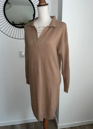 Robe pull Benetton marron, marca: United Colors of Benetton, estado: Muito bom, tamanho: XS / 34 / 6, €10.00, €11.20 inclui Proteção do Comprador