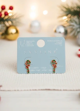 Skyline New Candy Cane Christmas Stud Earrings Enamel Steel Jewelry, marque: Skyline, état: Très bon état, 4,00 €, 4,90 € Protection acheteurs incluse