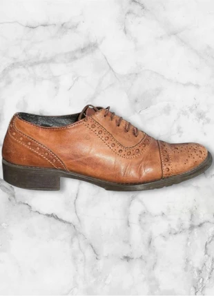 Scarpe basse donna super vintage anni 80/90 vera pelle marroni numero 36 stringate oxford derby, marke: Vera Pelle, zustand: Sehr gut, größe: 36, 10,00 €, 11,20 € inklusive Vinted-Käuferschutz