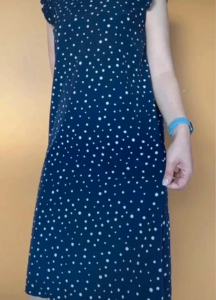 Robe longue Bleu à pois marine Shein Taille M - Long dress Blue with navy polka dots Size M, brand: Shein, condizioni: Ottime, taglia: M / IT 42 / EU 38, €2.00, €2.80 include la Protezione acquisti
