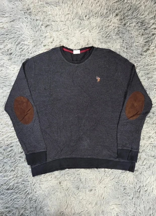 Sweat rétro U.S. Polo Assn col rond gris patch coudes brodé logo cavalier taille XL homme, marca: U.S. Polo Assn., estado: Muito bom, tamanho: XL, €20.00, €21.70 inclui Proteção do Comprador Pro