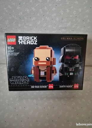 LEGO BrickHeadz 40547 – Obi-Wan Kenobi & Darth Vader (neuf scellé), merk: LEGO, staat: Nieuw zonder prijskaartje, maat: Prematuur, tot 44 cm, € 22,00, € 23,80 inclusief Kopersbescherming