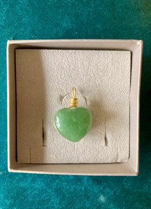 Aventurine heart pendant, marke: Crystal, zustand: Neu, 10,00 €, 11,20 € inklusive Vinted-Käuferschutz
