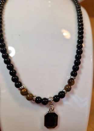 Collier hommes en perles, marca: Fantaisie, estado: Nuevo con etiquetas, 10,00 €, 11,20 € Protección al comprador incluida