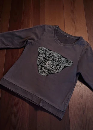 Sweat Marron Brodé Perles Design Unique Chic Street Automne Tendance, zustand: Sehr gut, größe: M / 38 / 10, 15,00 €, 16,45 € inklusive Vinted-Käuferschutz