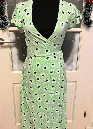 LTB Green Floral Wrap Dress – Women’s V-Neck Midi Dress, Size XS, marque: LTB, état: Neuf avec étiquette, taille: XS / 34 / 6, 12,00 €, 13,30 € Protection acheteurs incluse