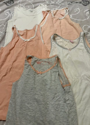 Set di 5 canottiere da bambina, marque: Pepperts, état: Neuf sans étiquette, taille: 10 ans / 140 cm, 5,00 €, 5,95 € Protection acheteurs incluse