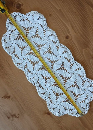 🧶 Chemin de table napperon vintage – Crochet fait main – env. 50 cm, brand: Fait Main, condizioni: Nuovo senza cartellino, €5.00, €5.95 include la Protezione acquisti