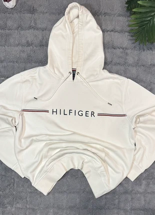 Tommy Hilfiger White Pullover Mid Logo Retro Style, marque: Tommy Hilfiger, état: Neuf sans étiquette, taille: XL, 32,89 €, 35,23 € Protection acheteurs incluse