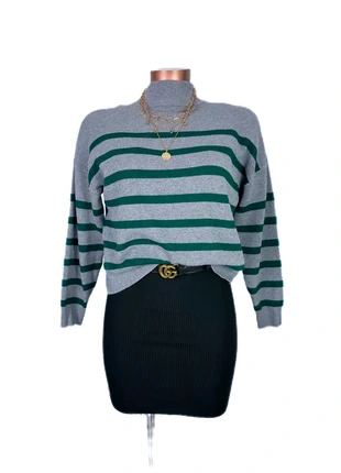 Magnifique pull gris à rayure, marca: Magnifique, estado: Muito bom, tamanho: M / 38 / 10, €20.00, €21.70 inclui Proteção do Comprador