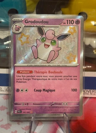 Carte Pokémon grodoudou shiny 147/091, brand: Shiny, condition: Very good, €3.50, €4.38 includes Buyer Protection