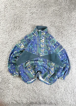 Oversized Half Zip Polar Fleece Vintage Rare Abstract Retro Design, merk: Vintage Dressing, staat: Heel goed, maat: XL, € 29,95, € 32,15 inclusief Kopersbescherming