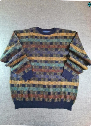 Pull ethnique Vintage style papy effet Oversize en Taille XL - Très bon état - #526, marke: Vintage Dressing, zustand: Sehr gut, größe: XL, 15,00 €, 16,45 € inklusive Vinted-Käuferschutz