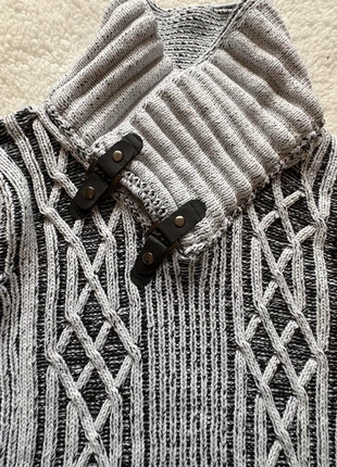 Pull homme gris S / pull vintage homme S / pull col roulé gris homme / pull maille homme, brand: K&S, condizioni: Ottime, taglia: S, €9.00, €10.15 include la Protezione acquisti