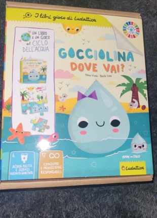 Ludattica “Gocciolina dove vai?” libro + puzzle educativo sul ciclo dell’acqua |, merk: Ludattica, staat: Heel goed, maat: 3 jaar / 98 cm, € 7,99, € 9,09 inclusief Kopersbescherming