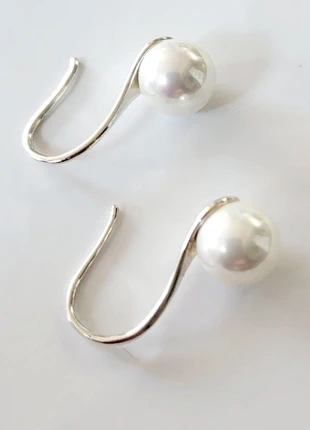 Pearl sterling silver earrings new, brand: Silver, condition: New with tags, £7.00, £8.05 includes Buyer Protection