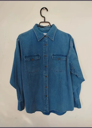 Chemise en jean vintage, manches longues, brand: Vintage Dressing, condition: Very good, size: XL / 42 / 14, €45.00, €47.95 includes Buyer Protection Pro