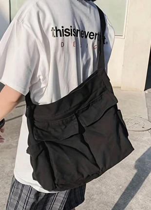 Sac sling bag bandoulière cargo y2k noir neuf avec étiquette, brand: Vintage Dressing, condition: New with tags, €29.99, €32.19 includes Buyer Protection