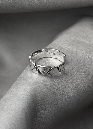 Bague fissurée en argent, marque: Argent, état: Très bon état, taille: Ajustable, 10,00 €, 11,20 € Protection acheteurs incluse