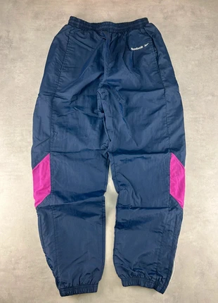 Trackpant | Jogging large Reebok vintage bleu | Taille M |  #TRK328, marque: Reebok, état: Très bon état, taille: M, 34,90 €, 37,35 € Protection acheteurs (Pro) incluse