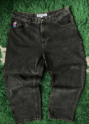 Polar Skate Big Boy Baggy Jeans - Washed Black Color, merk: Polar Skate Co., staat: Heel goed, maat: XXL, € 89,00, € 94,15 inclusief Kopersbescherming