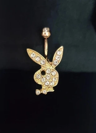 piercing nombril acier inoxydable doré lapin strass chic playboy sexy femme (3), brand: Playboy, condition: Very good, €6.97, €8.02 includes Buyer Protection