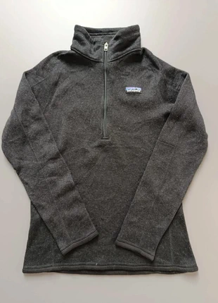 Veste polaire Patagonia 1/4 zip Demi zip col camionneur noir logo brodé Taille XS, marque: Patagonia, état: Très bon état, taille: XS / 34 / 6, 55,00 €, 58,45 € Protection acheteurs incluse
