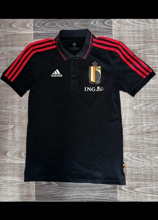 Polo Officiel d’Entraînement de l’Équipe Nationale de Belgique avec sponsors, brand: adidas, condizioni: Nuovo senza cartellino, taglia: S, €13.00, €14.35 include la Protezione acquisti