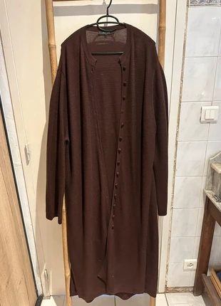 Long gilet marron de la marque Nitya / taille XL, marca: NITYA, estado: Muito bom, tamanho: XL / 42 / 14, €15.00, €16.45 inclui Proteção do Comprador