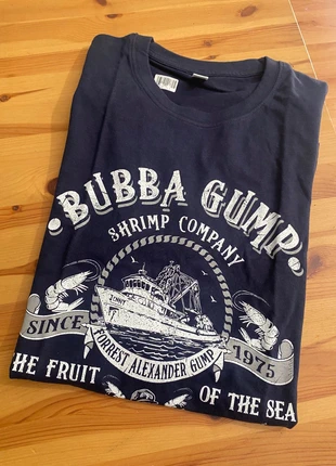 Camiseta Hombre Bubba Gump Forrest Gump Movie, état: Neuf sans étiquette, taille: L, 12,90 €, 14,25 € Protection acheteurs incluse