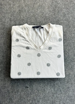 Pull Tommy Hilfiger taille S Femme Blanc Coton Col V #0229, brand: Tommy Hilfiger, condizioni: Ottime, taglia: S / IT 40 / EU 36, €20.90, €22.65 include la Protezione acquisti