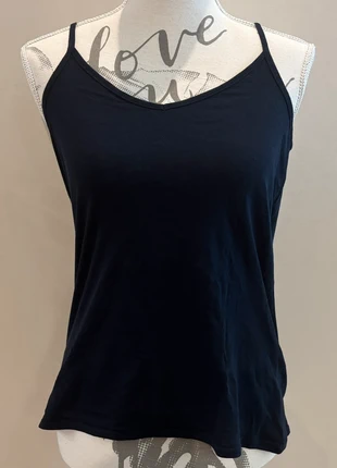 Débardeur bleu marine 100% coton bio, marke: Kiabi, zustand: Sehr gut, größe: M / 38 / 10, 1,00 €, 1,75 € inklusive Vinted-Käuferschutz