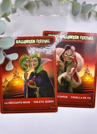 Set de 2 cartes Vilains - Halloween 2023 - Disneyland Paris - Neuf, marca: Disneyland Paris, estado: Novo com etiquetas, €7.00, €8.05 inclui Proteção do Comprador