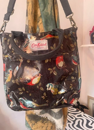 Cath Kidston bird print oilcloth shoulder bag 12 x 13 inch, brand: Cath Kidston, condition: Very good, £7.00, £8.05 includes Buyer Protection