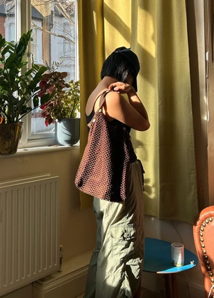 Vintage Gap hobo bag brown embellished bag 00s, brand: GAP, condition: Good, £15.00, £16.45 includes Buyer Protection