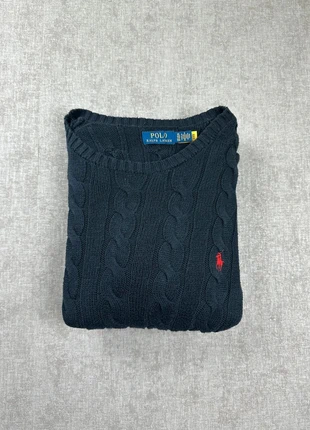 Pull Ralph Lauren torsadée bleu marine taille XXL, marca: Ralph Lauren, estado: Muy bueno, tamaño: XXL, 55,00 €, 58,45 € Protección al comprador Pro incluida