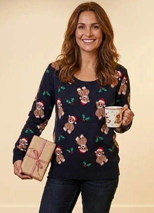 Pull de Noël / Hiver Oursons Mignons - Peacocks - Taille 50 (XXL) - Superbe Qualité !, marque: Noël, état: Très bon état, taille: 5XL / 50 / 22, 13,80 €, 15,19 € Protection acheteurs incluse