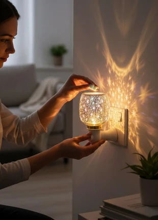 Lampada Bruciaessenze Elettrica 3D Design Stelle profumatore per Cera Profumata e Oli Essenziali, zustand: Neu, mit Etikett, 15,00 €, 16,45 € beinhaltet Vinted-Käuferschutz Pro