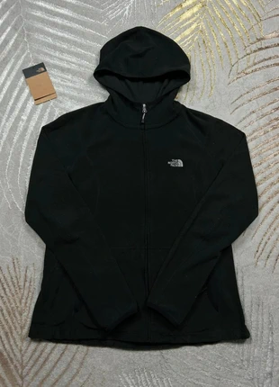 Gilet à capuche polaire the north face noir logo brodé argenté, brand: The North Face, condition: Very good, size: XL / 42 / 14, €25.00, €26.95 includes Buyer Protection Pro