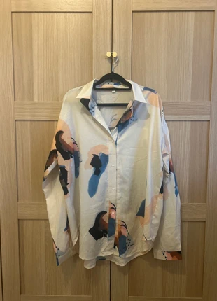 Shein Long Sleeve Patterned Shirt, brand: Shein, condition: Very good, size: M / UK 12-14, £1.50, £2.28 includes Buyer Protection