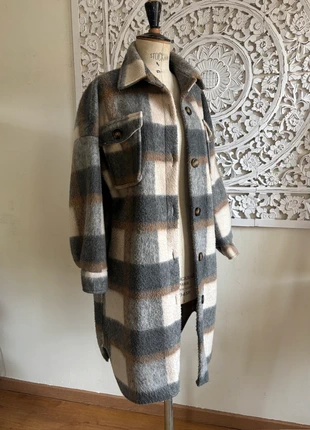 Manteau lainage carreaux S 36/38, brand: Inconnu, condizioni: Buone, taglia: S / IT 40 / EU 36, €15.00, €16.45 include la Protezione acquisti