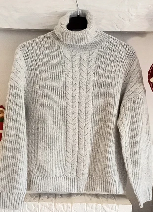 Pull chaud à col roulé – Taille 38 – Gris chiné – Marque U Collection – Neuf, brand: U Collection, condizioni: Nuovo senza cartellino, taglia: M / IT 42 / EU 38, €7.50, €8.58 include la Protezione acquisti