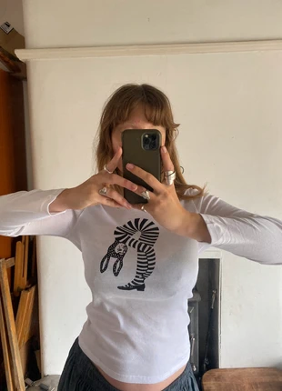 White printed tee size 8-10, condition: New with tags, size: S / UK 8-10, £20.00, £21.70 includes Buyer Protection Pro