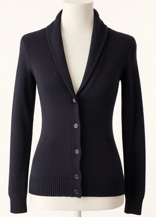 Gilet femme bleu marine en coton -Tommy Hilfiger-T. S (36FR), brand: Tommy Hilfiger, condition: Good, size: S / 36 / 8, €49.00, €52.15 includes Buyer Protection Pro