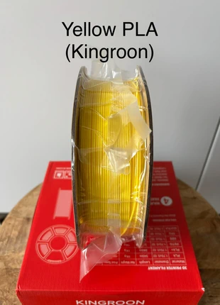 Yellow Kingroon PLA Filament 1.75mm, brand: kingroon, condizioni: Nuovo con cartellino, €12.00, €13.30 include la Protezione acquisti Pro